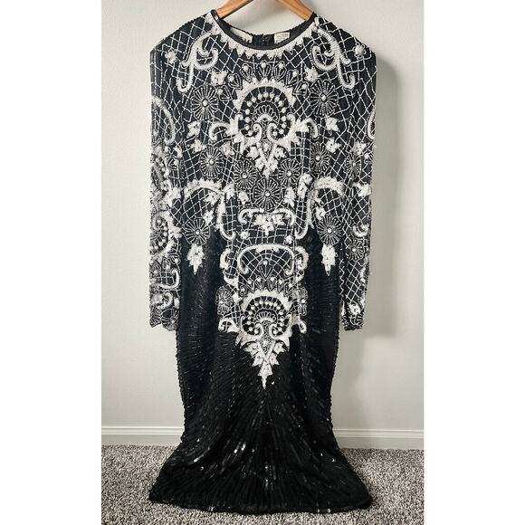 Swee Lo Dresses & Skirts - Vintage Swee Lo women's art deco evening dress size medium